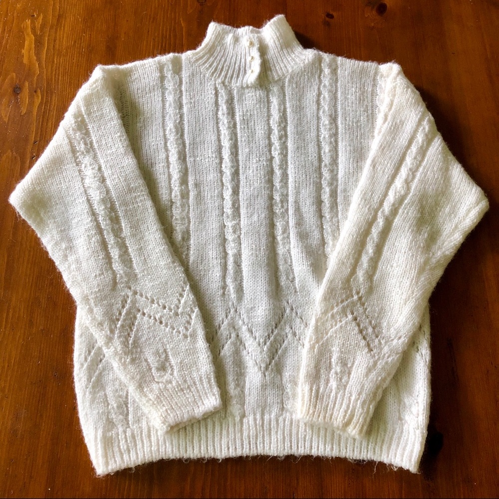 VINTAGE collared sweater